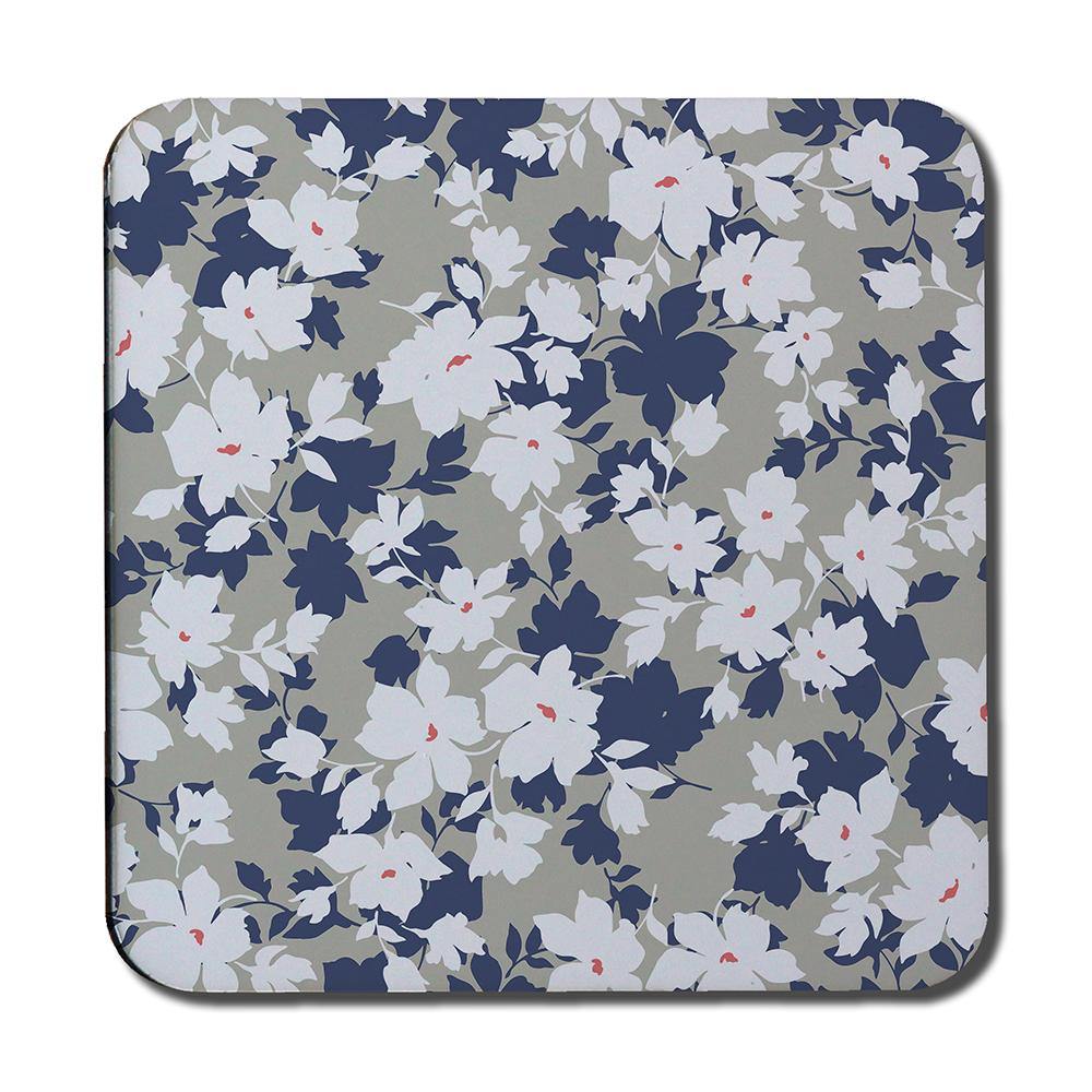 Grey, Purple & White Flowers (Coaster) - Andrew Lee Home and Living