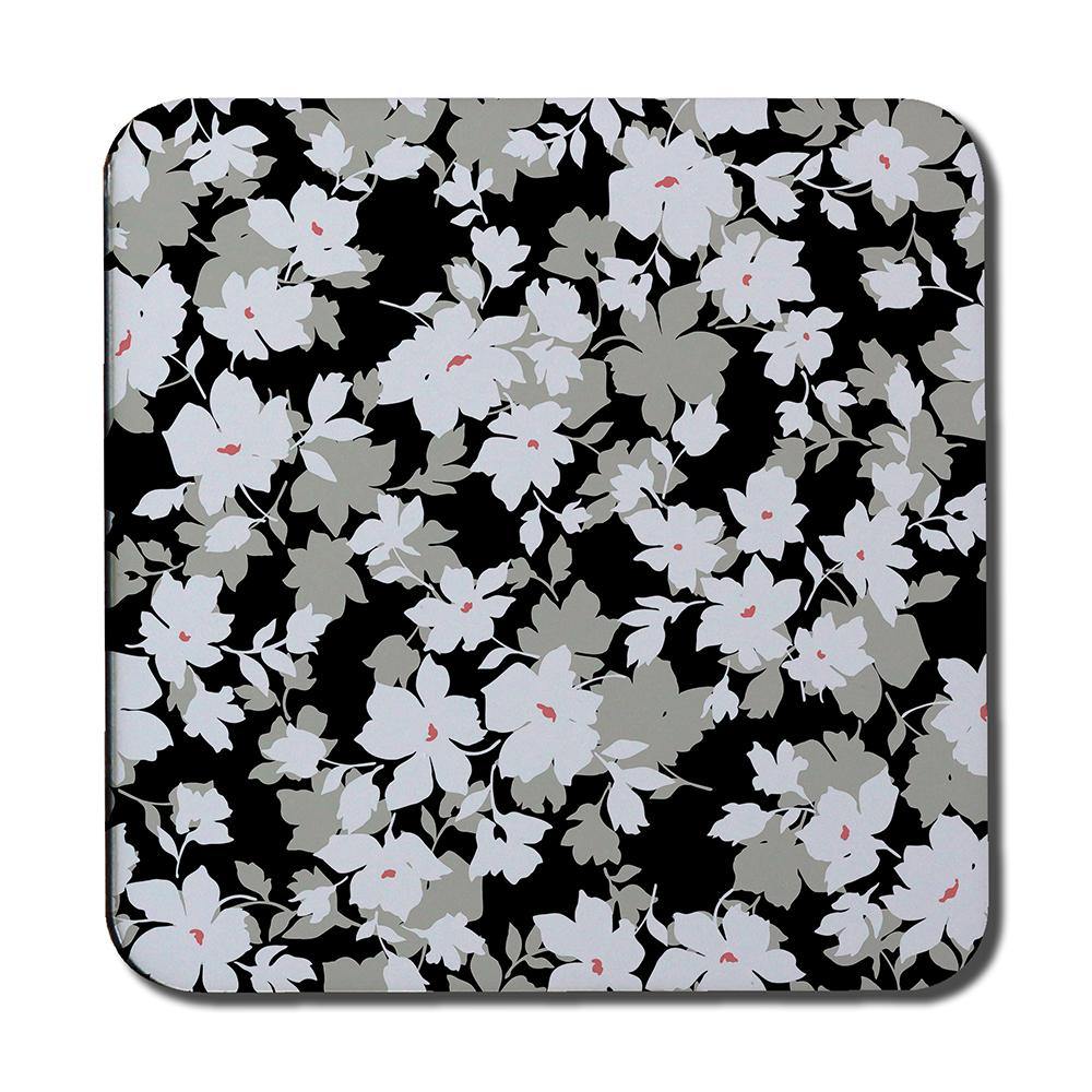Grey, White & Black Flowers (Coaster) - Andrew Lee Home and Living