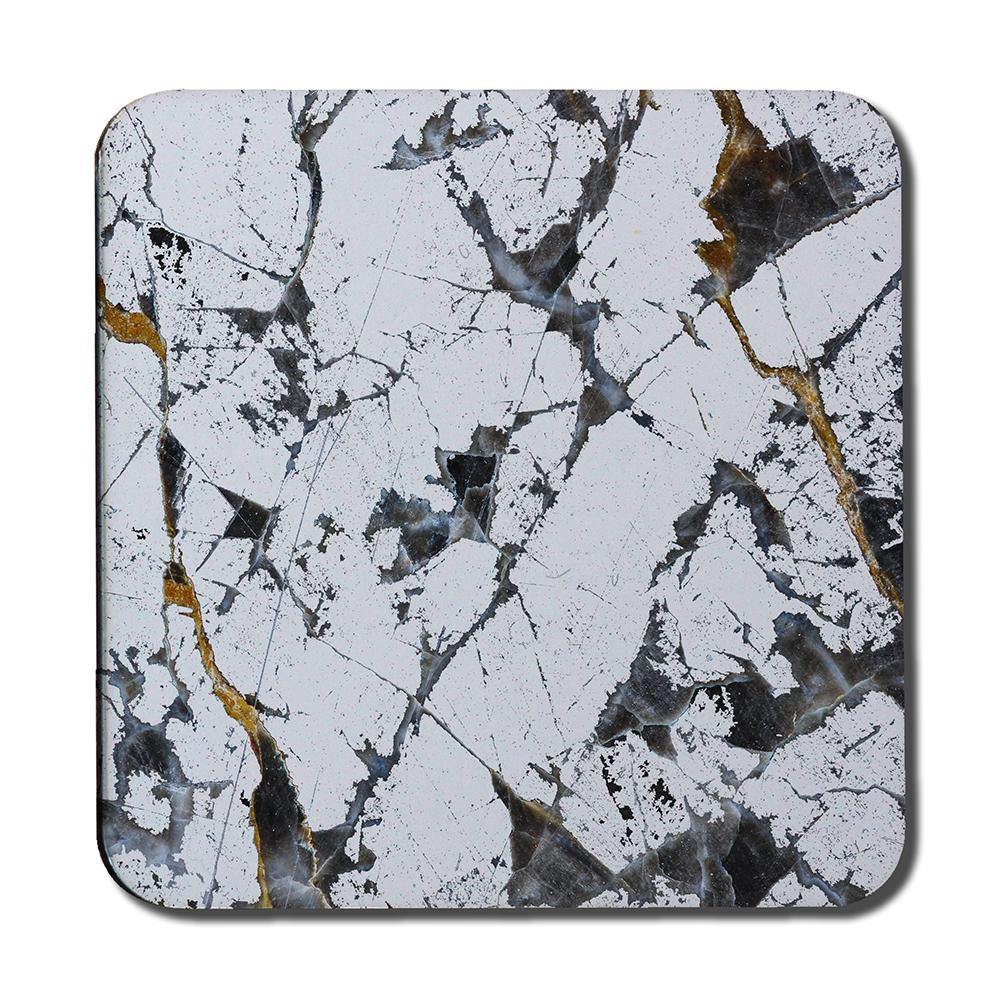 Black & Gold Marble (Coaster) - Andrew Lee Home and Living