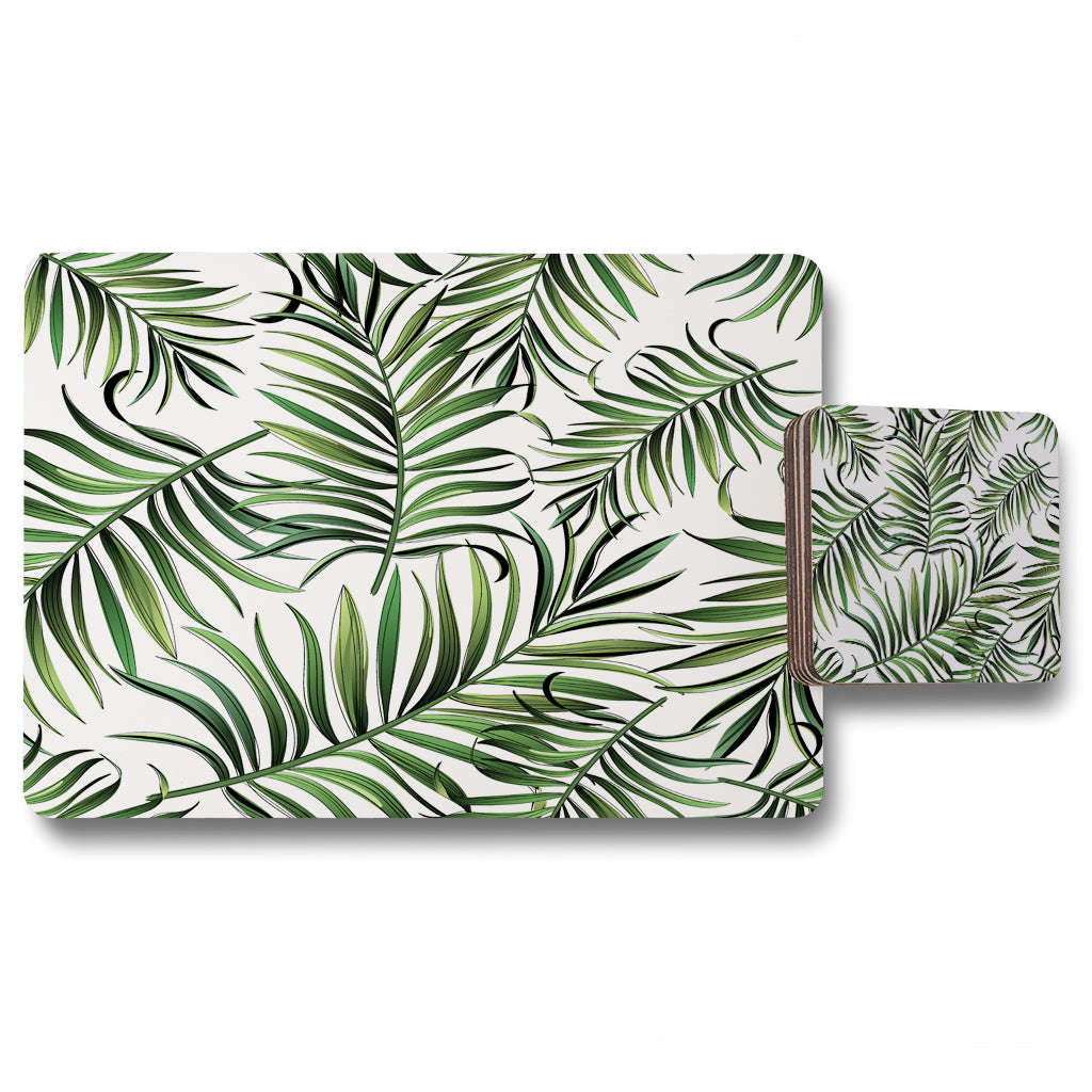 New Product Palm Leaves (Placemat & Coaster Set)  - Andrew Lee Home and Living