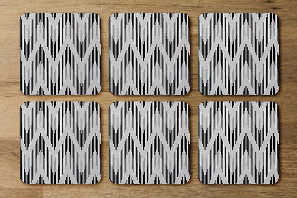 Geometric Zig Zag (Coaster) - Andrew Lee Home and Living