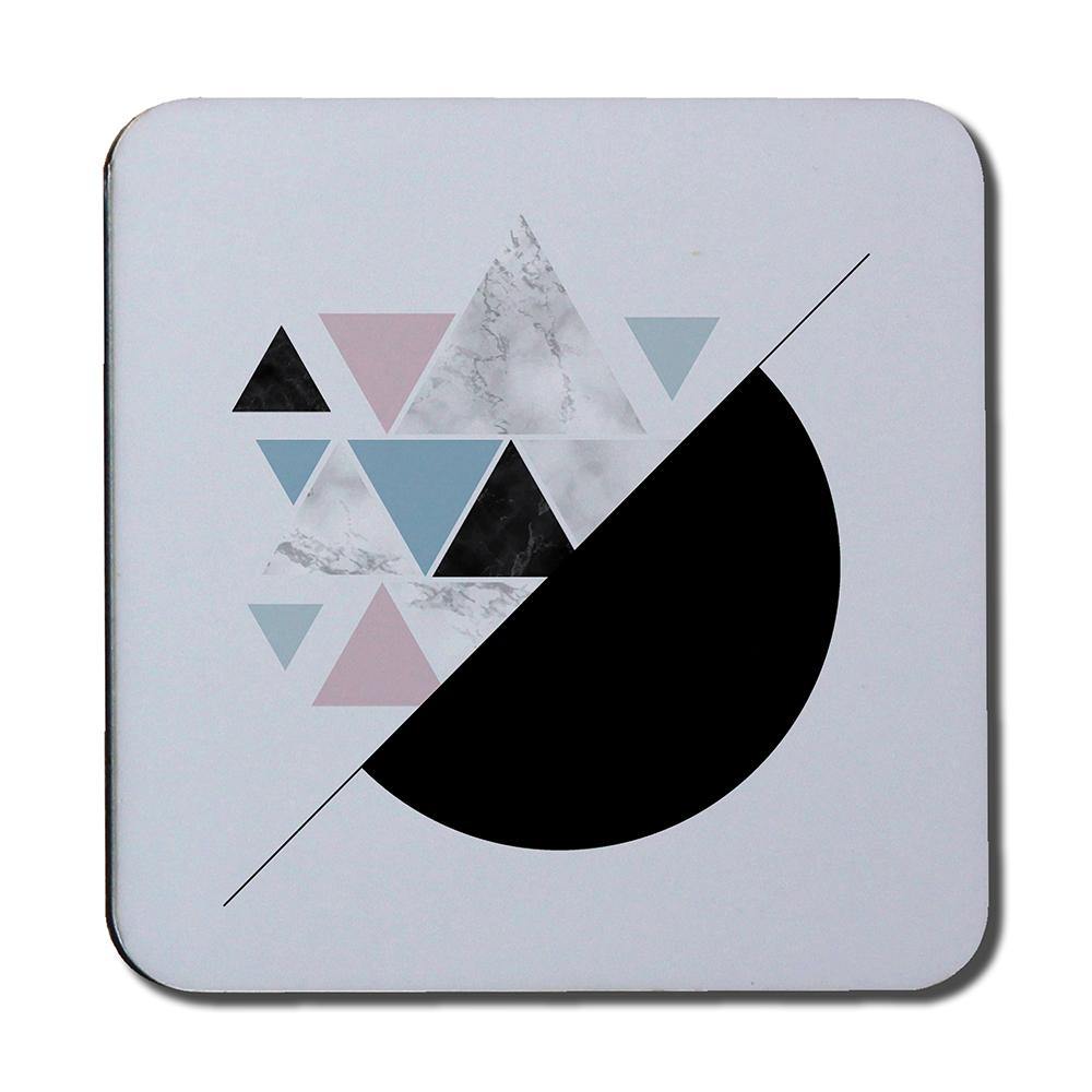 Triangles & Semi Circle Pattern (Coaster) - Andrew Lee Home and Living