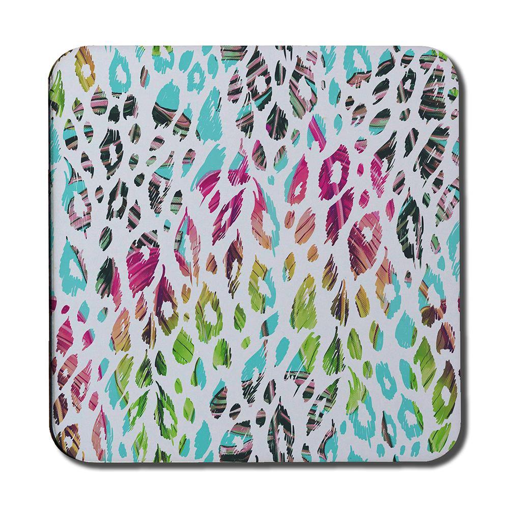 Multi Coloured Leopard Spots (Coaster) - Andrew Lee Home and Living