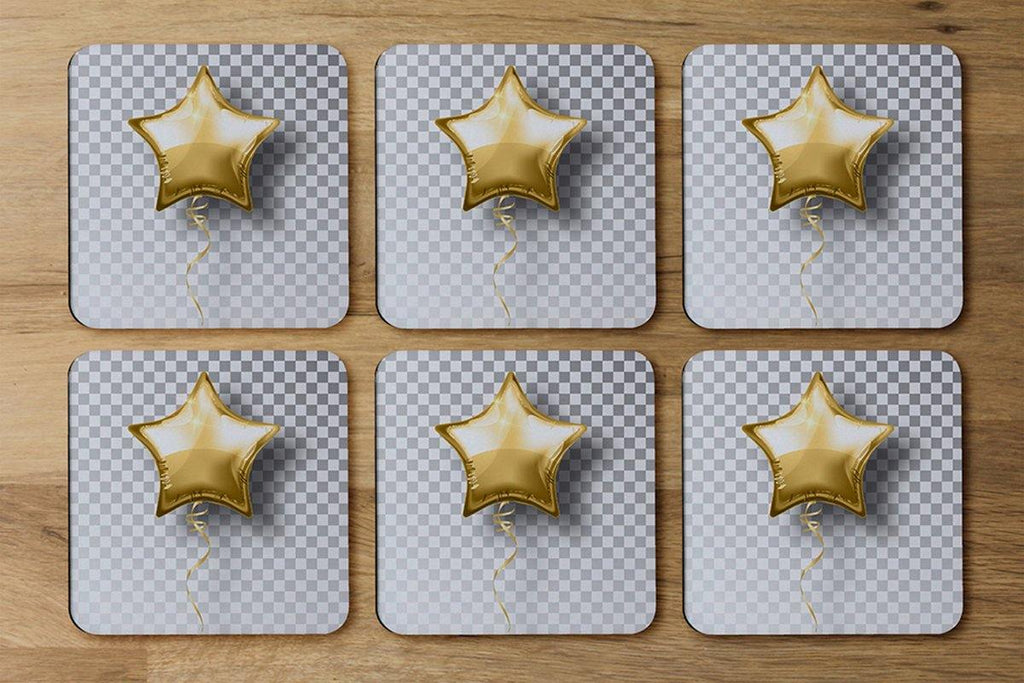 Golden Star Balloon (Coaster) - Andrew Lee Home and Living
