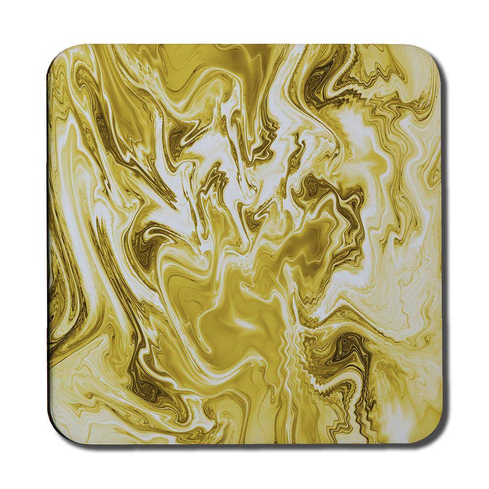 Golden Swirled Marble (Coaster) - Andrew Lee Home and Living