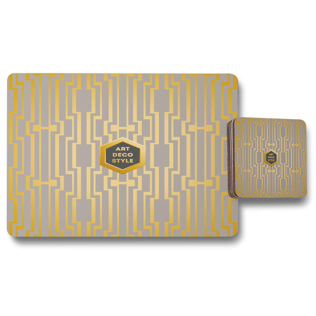 New Product Art Deco Style (Placemat & Coaster Set)  - Andrew Lee Home and Living