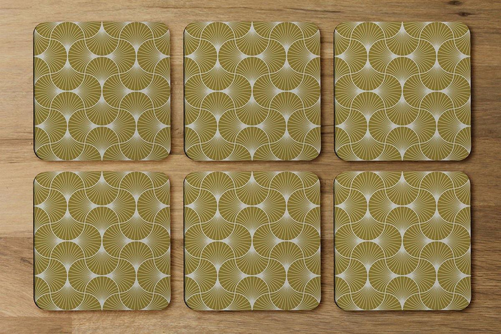 Geometric Shells (Coaster) - Andrew Lee Home and Living