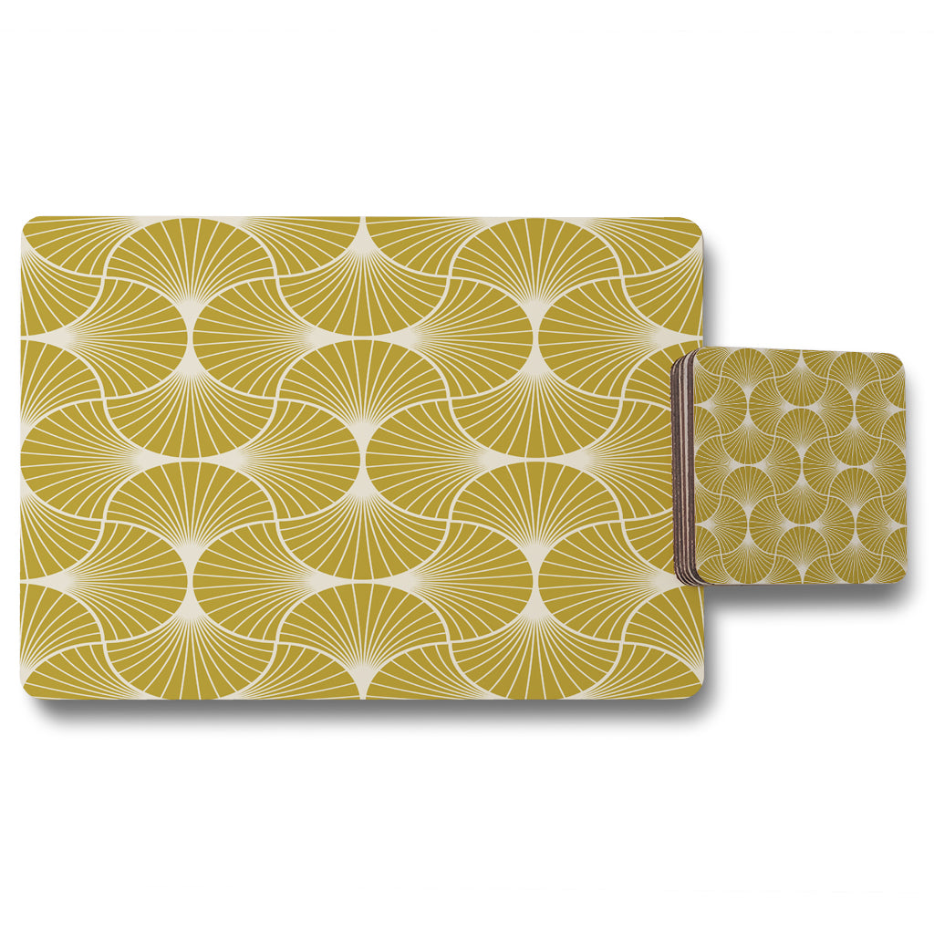 New Product Geometric Shells (Placemat & Coaster Set)  - Andrew Lee Home and Living