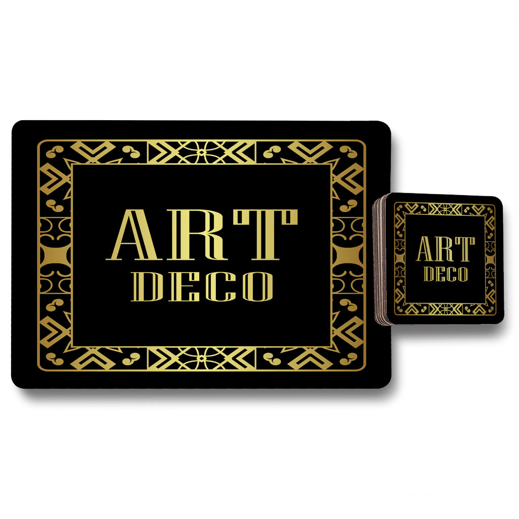 New Product Art Deco (Placemat & Coaster Set)  - Andrew Lee Home and Living