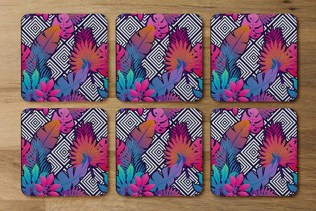 Tropical Geometric (Coaster) - Andrew Lee Home and Living