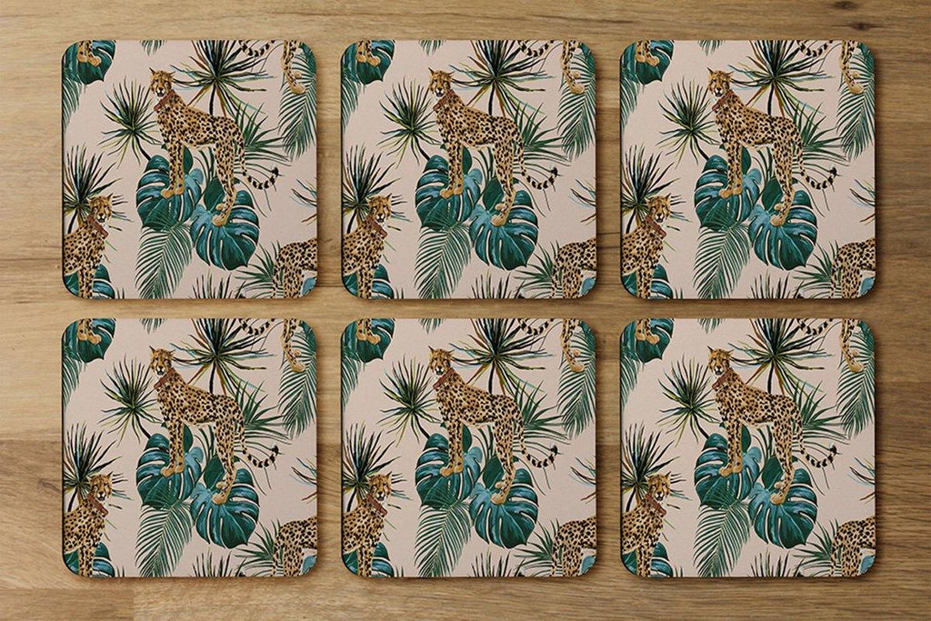 Tropical Cheetah (Coaster) - Andrew Lee Home and Living