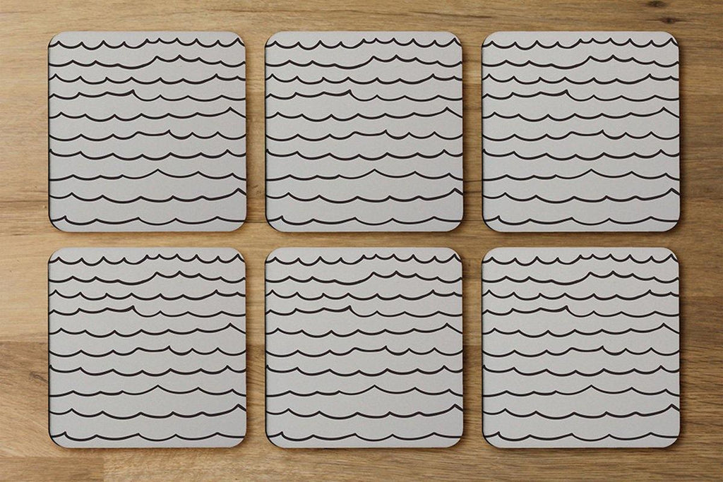 Wave Lines (Coaster) - Andrew Lee Home and Living