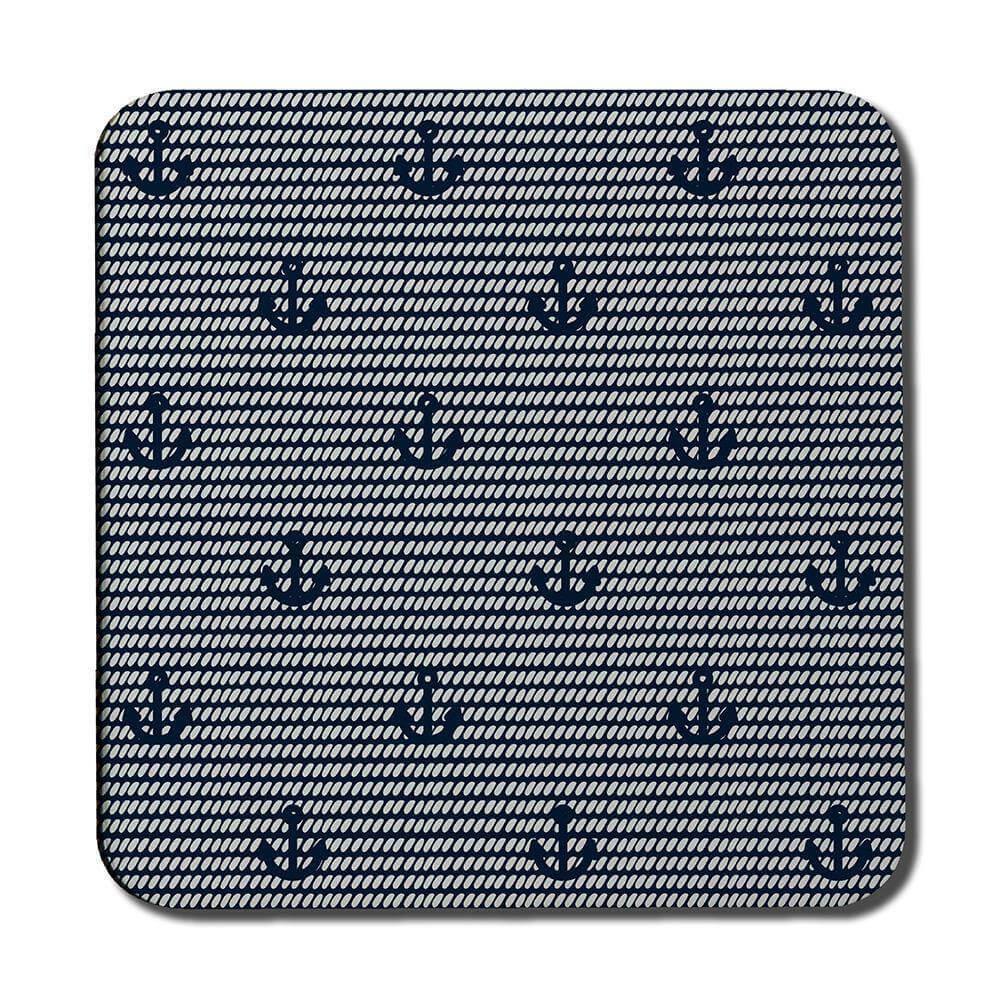 Anchors on Rope Pattern (Coaster) - Andrew Lee Home and Living