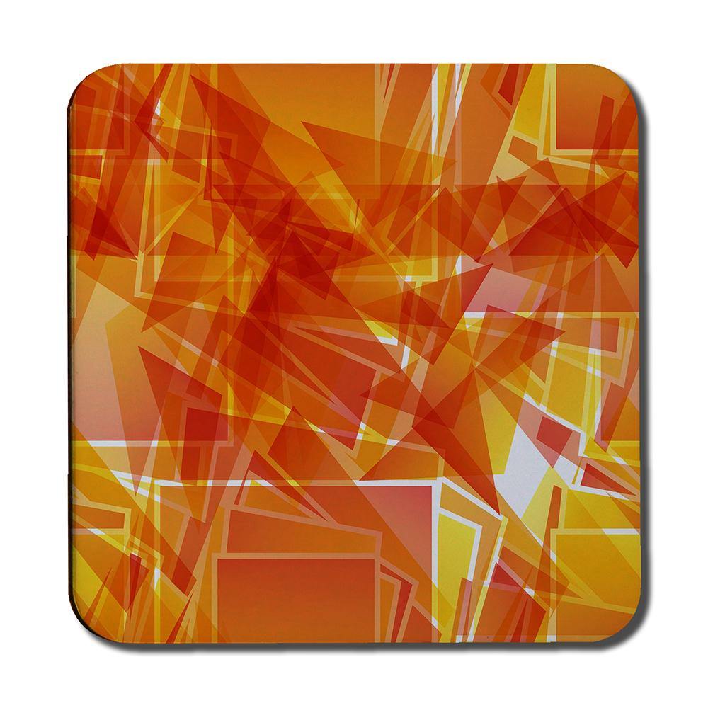 Orange Geometric (Coaster) - Andrew Lee Home and Living