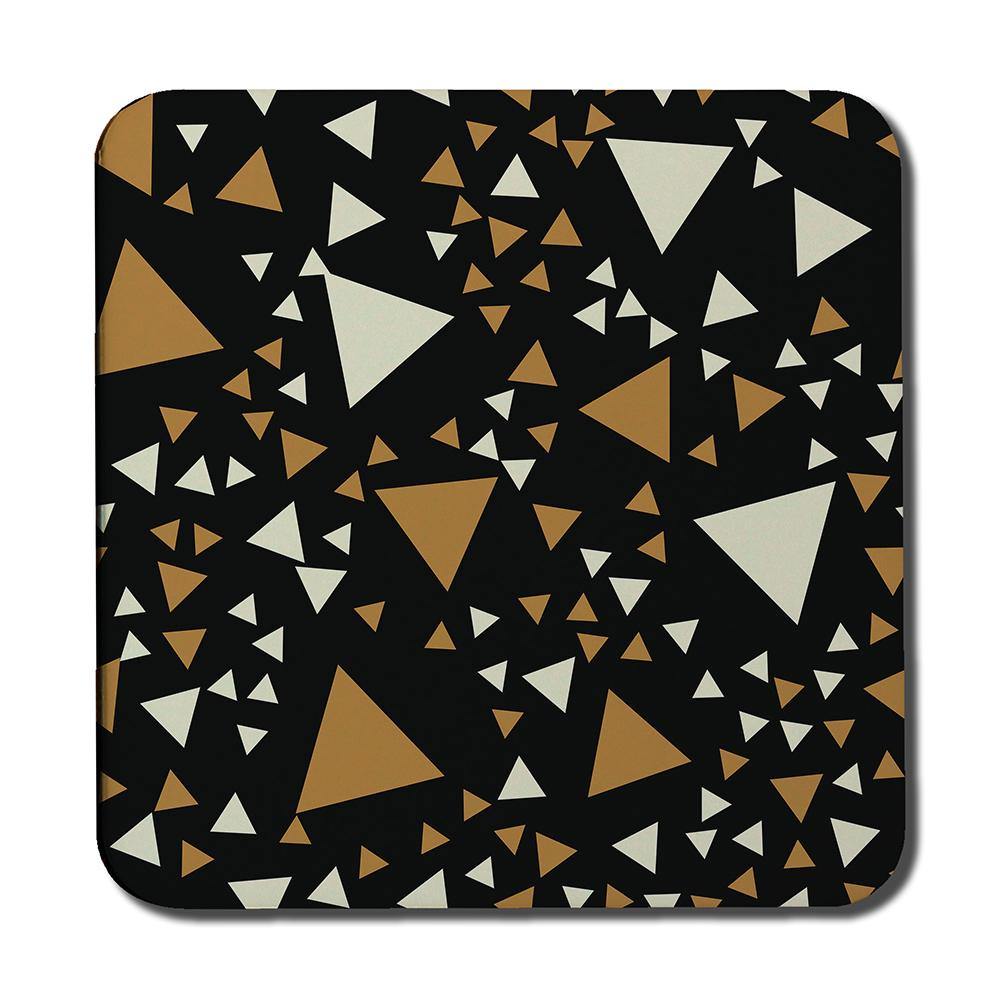 Triangles on Black (Coaster) - Andrew Lee Home and Living