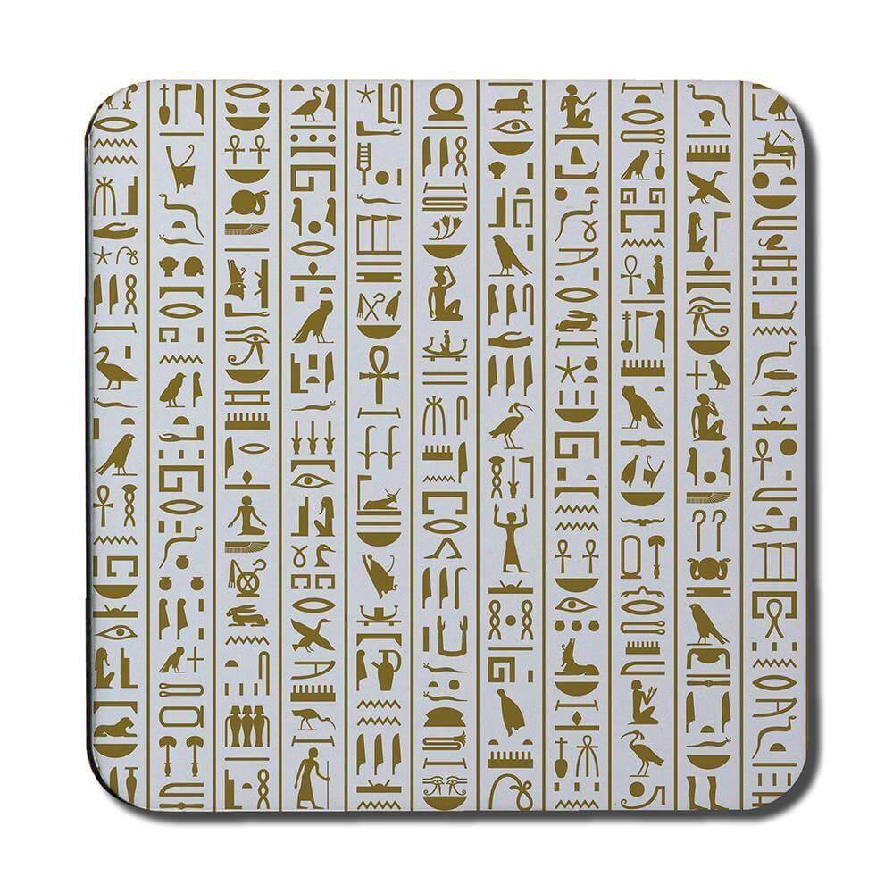 Acient Egyptian Heiroglyphs (Coaster) - Andrew Lee Home and Living