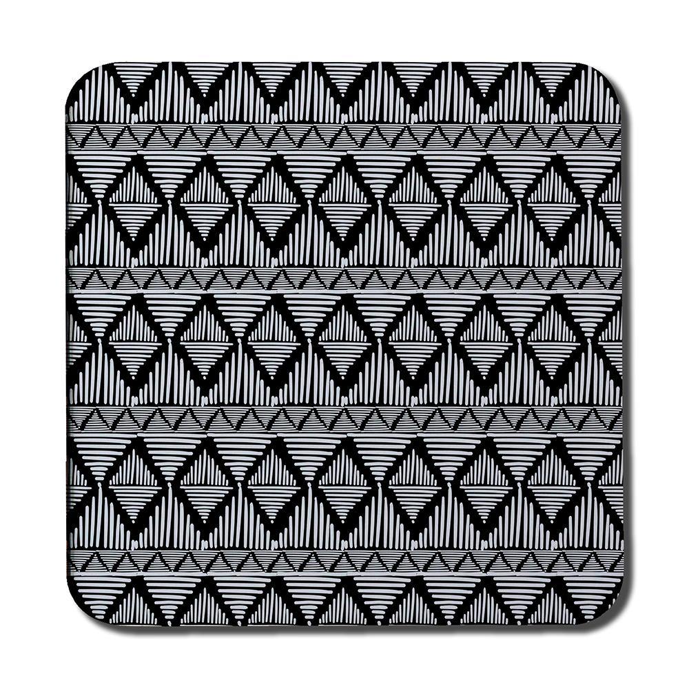 Geometric Line Pattern (Coaster) - Andrew Lee Home and Living