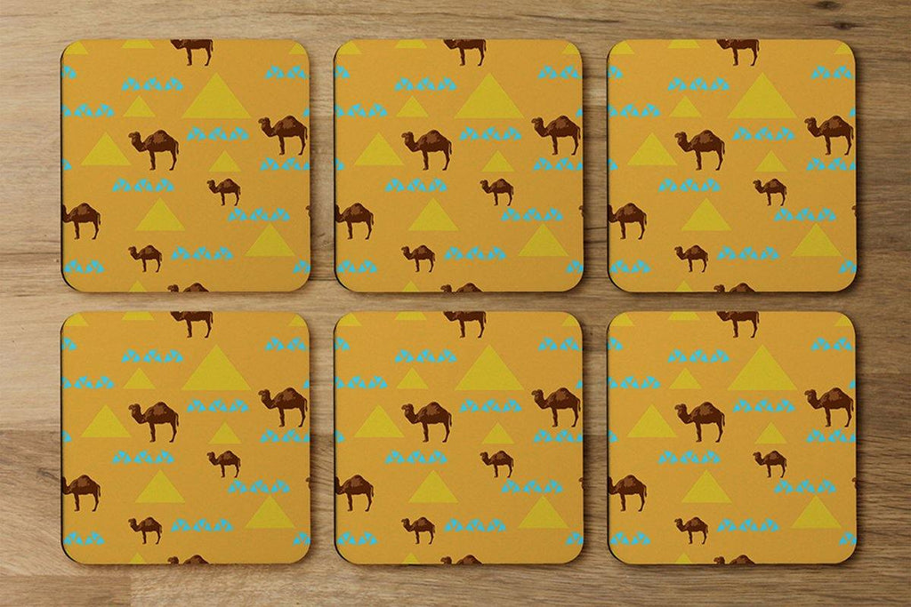 Camels & Pyramids (Coaster) - Andrew Lee Home and Living