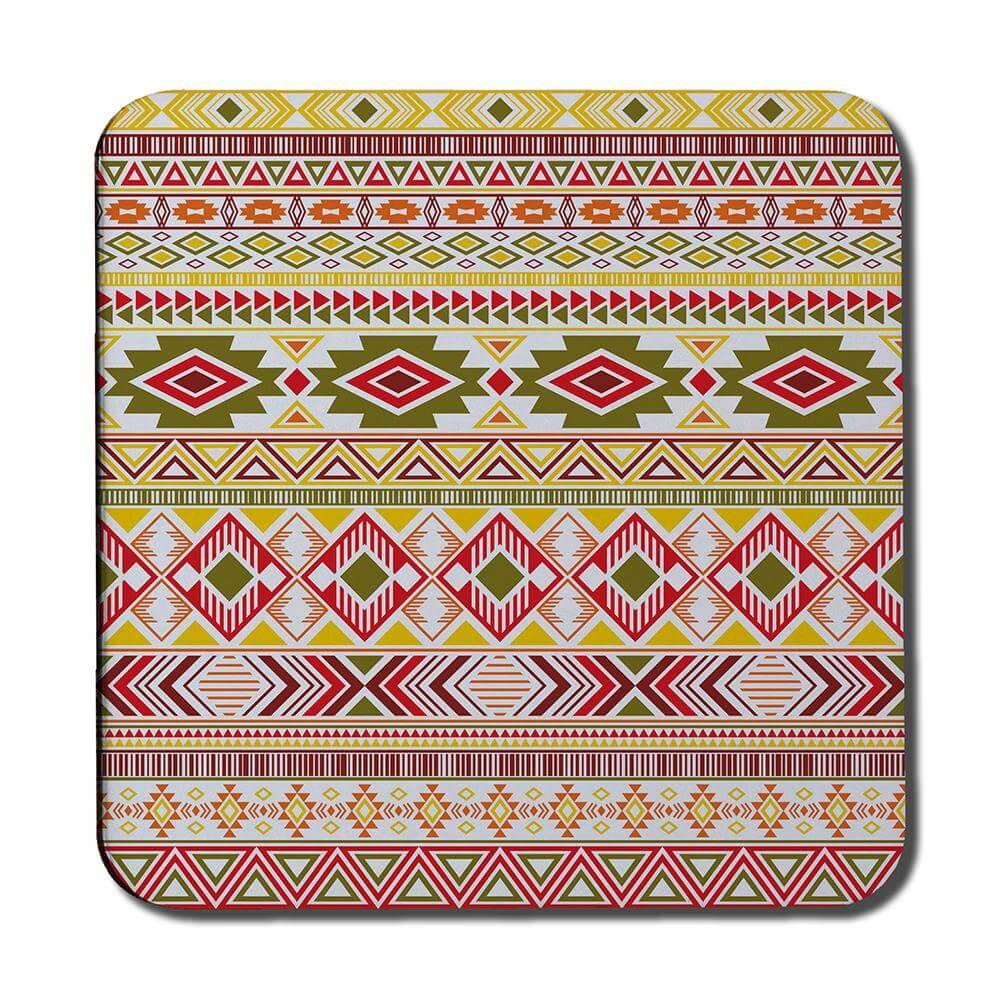 Aztec American Indian Pattern (Coaster) - Andrew Lee Home and Living