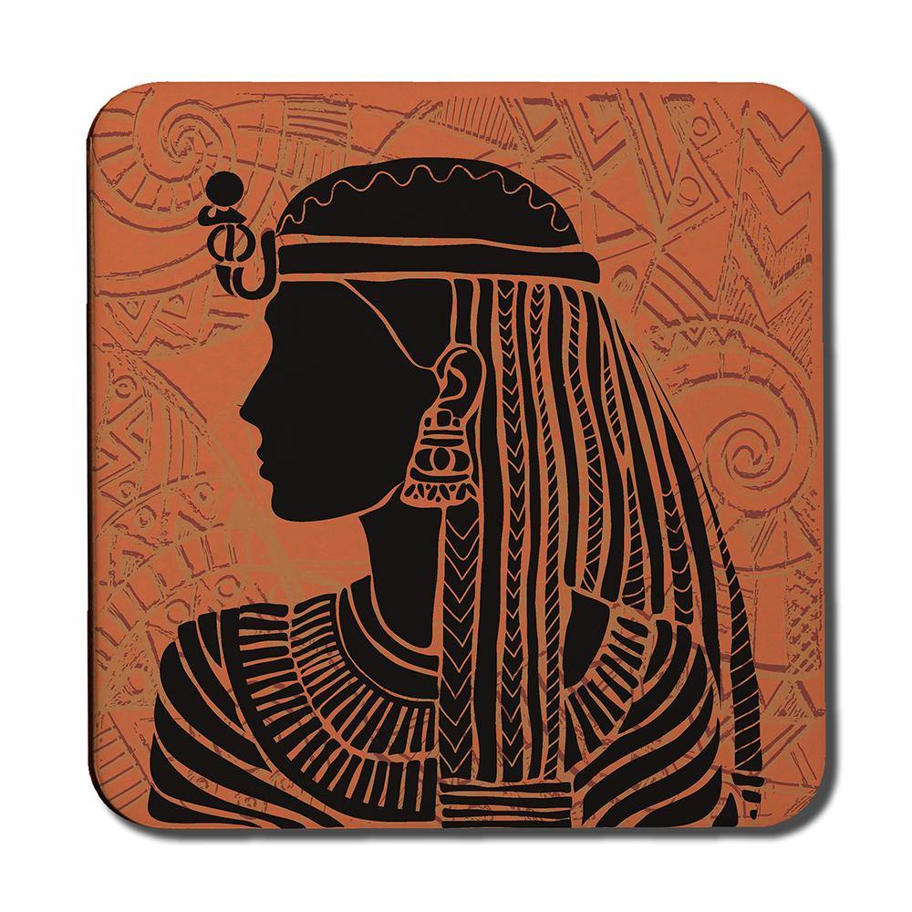 Egyptian Women on Orange (Coaster) - Andrew Lee Home and Living
