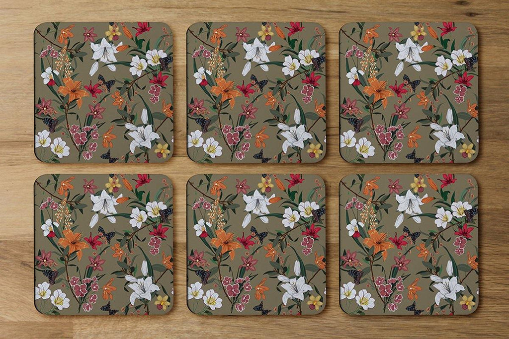 Selection Of Flowers (Coaster) - Andrew Lee Home and Living