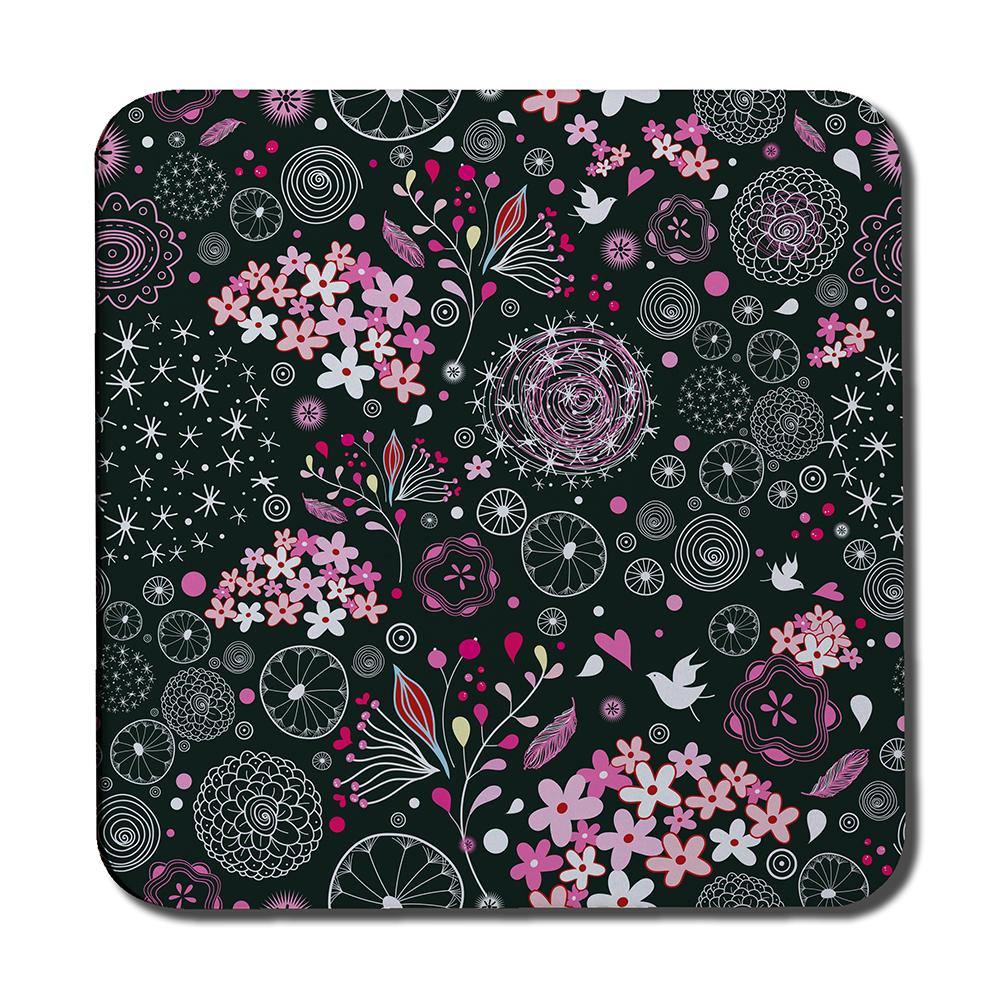 Different Flowers, Shapes & Birds (Coaster) - Andrew Lee Home and Living