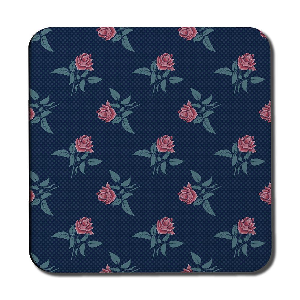Roses & Spots Print (Coaster) - Andrew Lee Home and Living