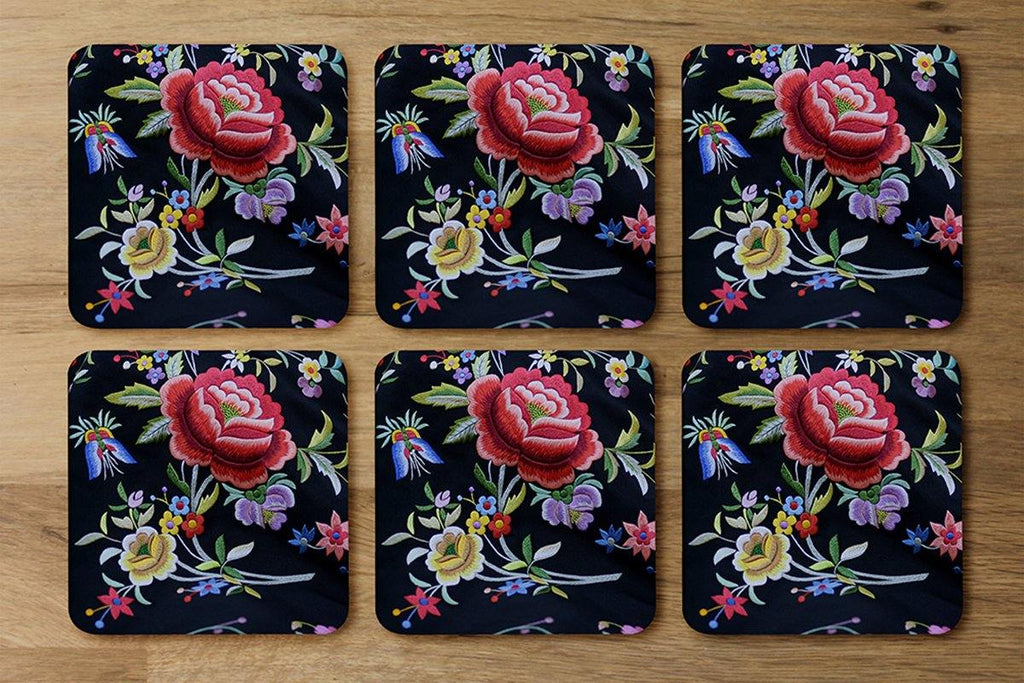 Vibrant Flowers (Coaster) - Andrew Lee Home and Living