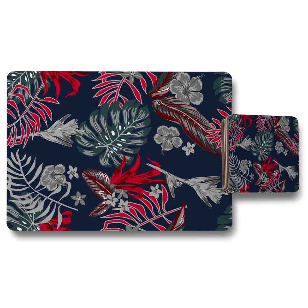 New Product Leaves of Tropical Plants (Placemat & Coaster Set)  - Andrew Lee Home and Living