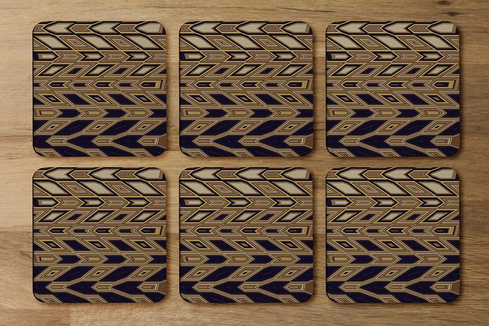 Geometric Tiles (Coaster) - Andrew Lee Home and Living