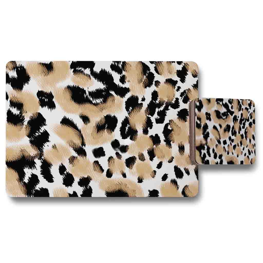 New Product Leopard Spots Print (Placemat & Coaster Set)  - Andrew Lee Home and Living