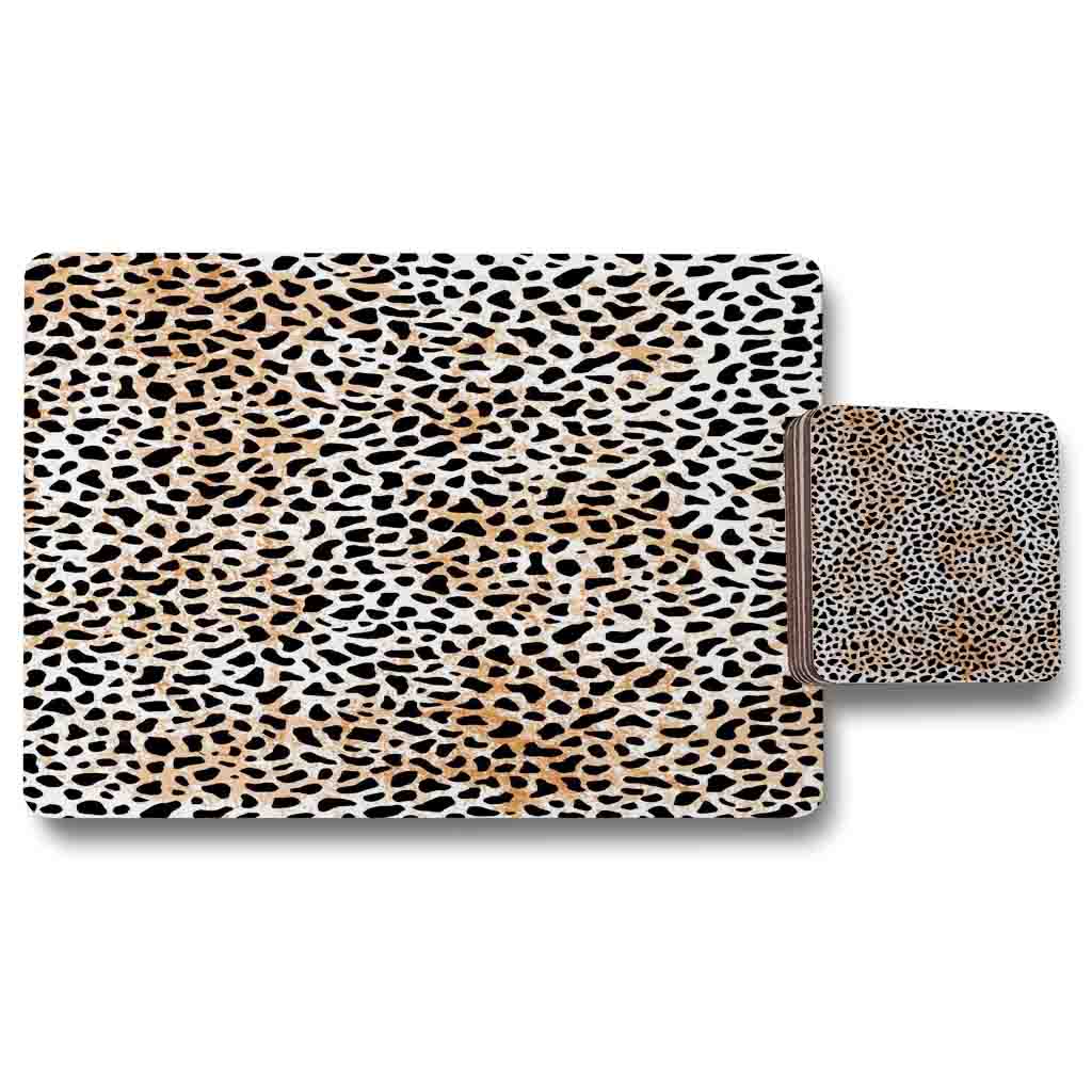 New Product Leopard Spots (Placemat & Coaster Set)  - Andrew Lee Home and Living