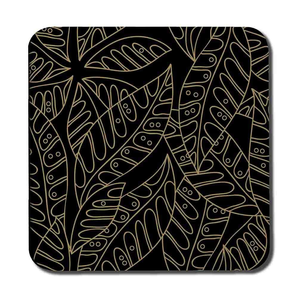 Lined Flower Print (Coaster) - Andrew Lee Home and Living