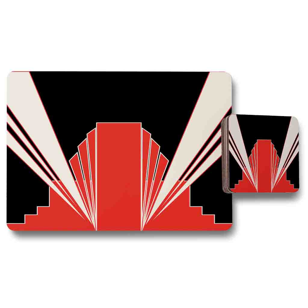 New Product Art Deco Building (Placemat & Coaster Set)  - Andrew Lee Home and Living