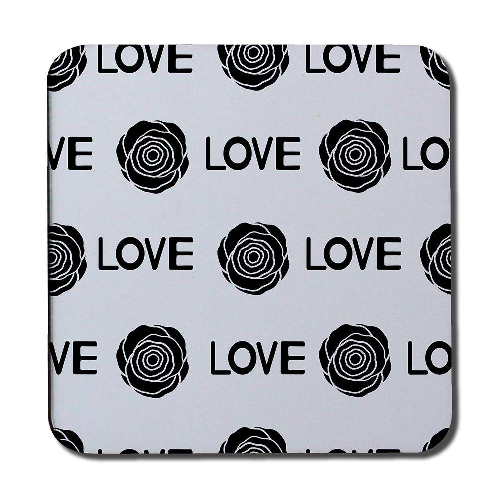 Rose & Love Print (Coaster) - Andrew Lee Home and Living