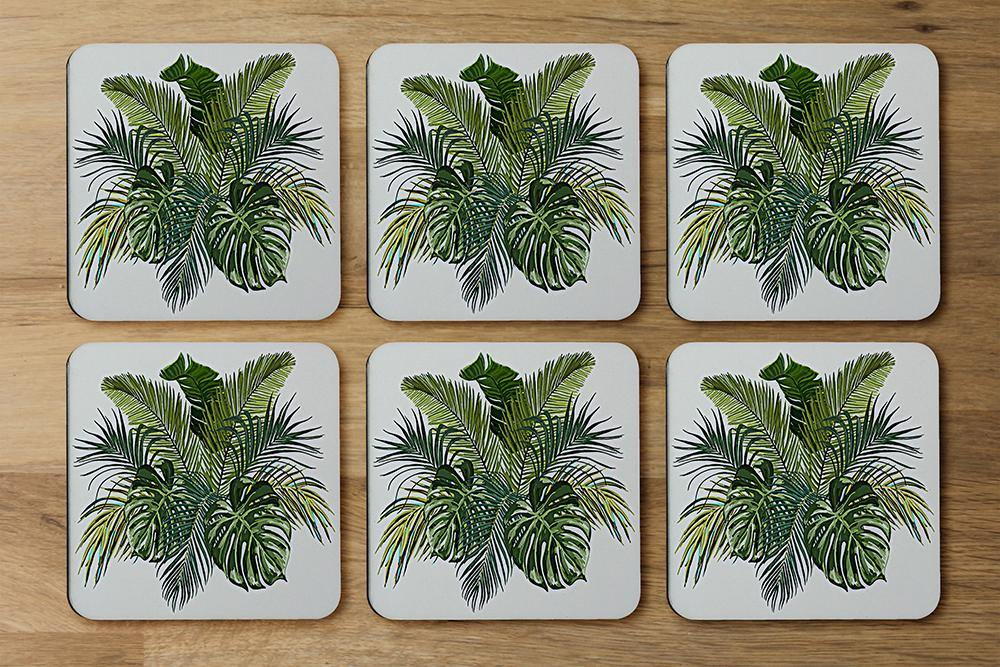 Green Tropical Foliage (Coaster) - Andrew Lee Home and Living