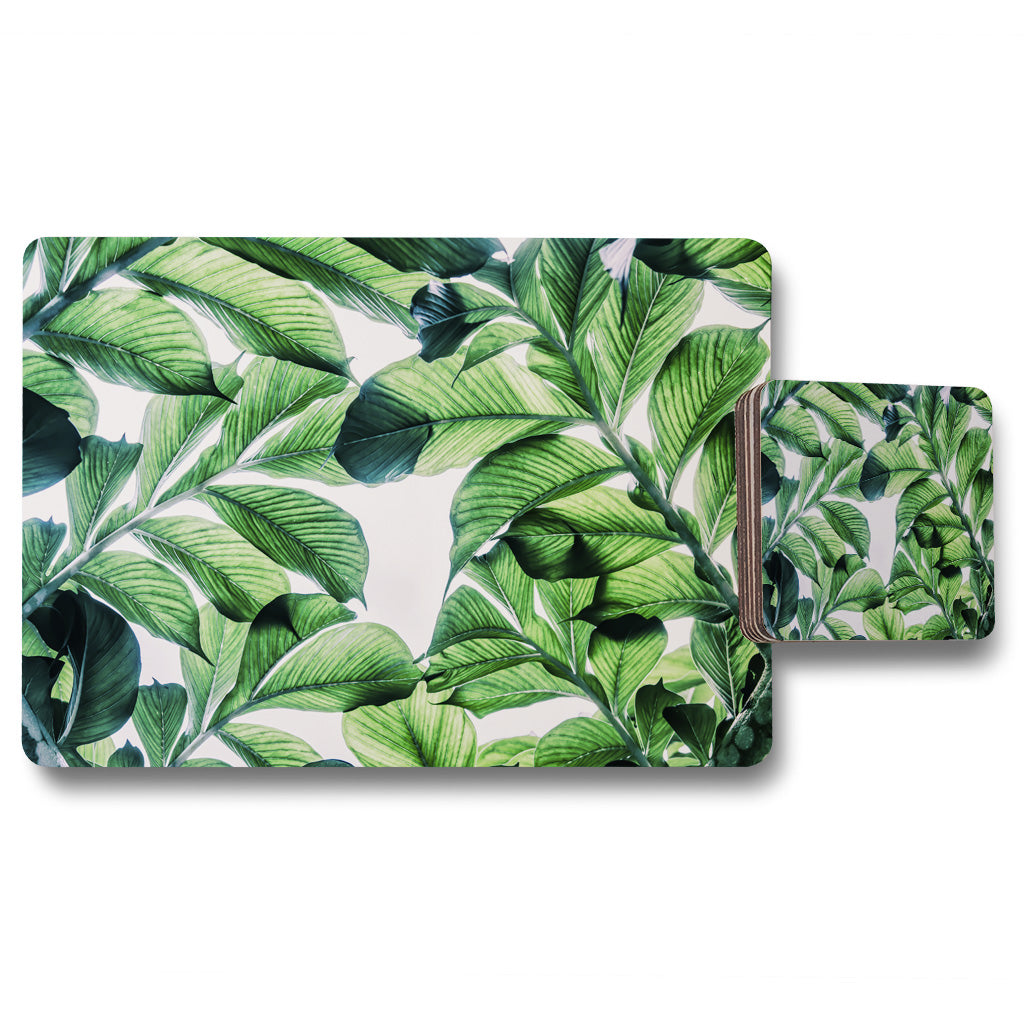 New Product Tropical Palm (Placemat & Coaster Set)  - Andrew Lee Home and Living