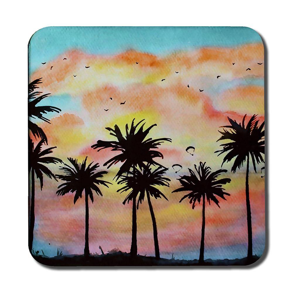 Palm Trees at Sunset (Coaster) - Andrew Lee Home and Living