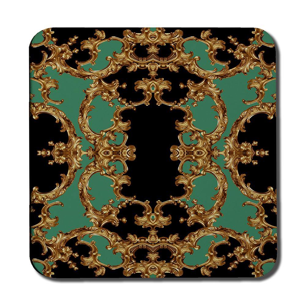 Black & Green Baroque (Coaster) - Andrew Lee Home and Living