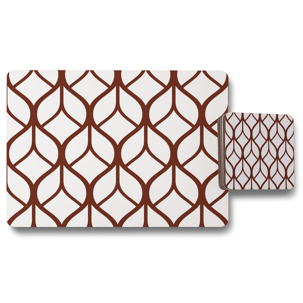 New Product Tiled Geometrics (Placemat & Coaster Set)  - Andrew Lee Home and Living