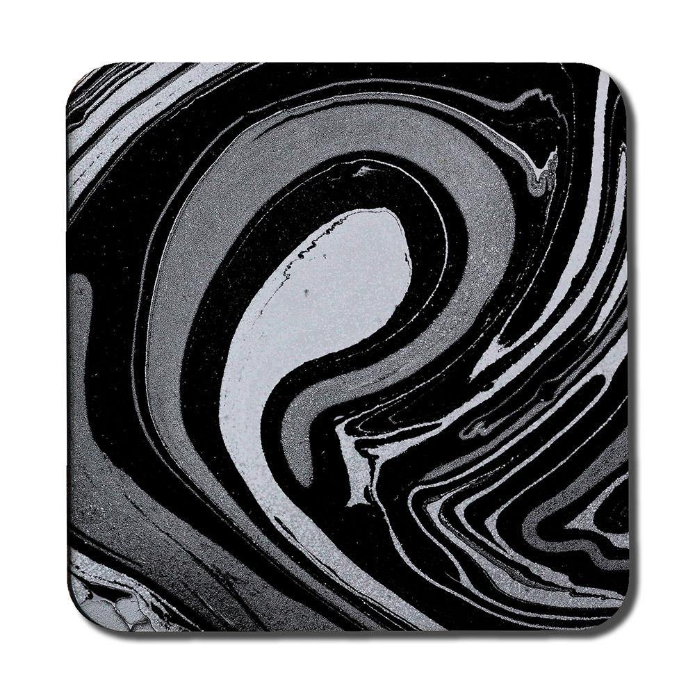 Black Marbled Paint (Coaster) - Andrew Lee Home and Living
