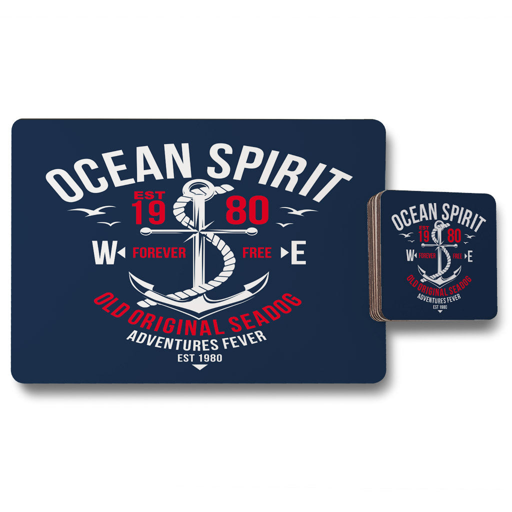 New Product Ocean Spirit (Placemat & Coaster Set)  - Andrew Lee Home and Living