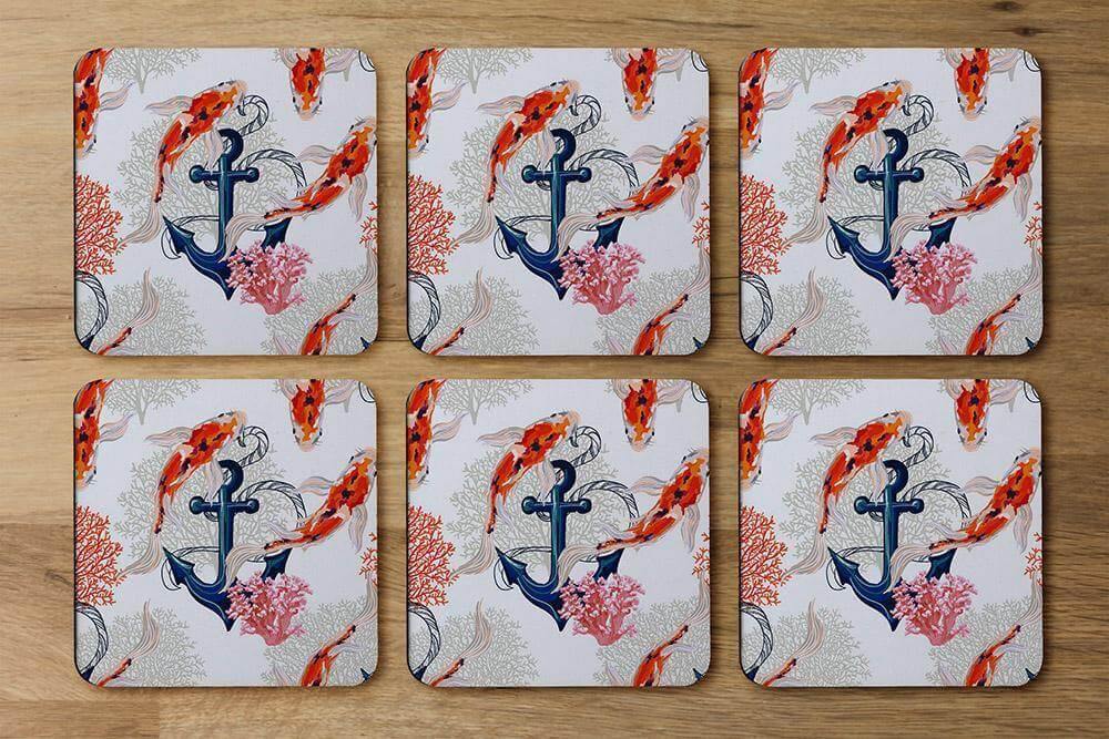 Anchor & Fish (Coaster) - Andrew Lee Home and Living