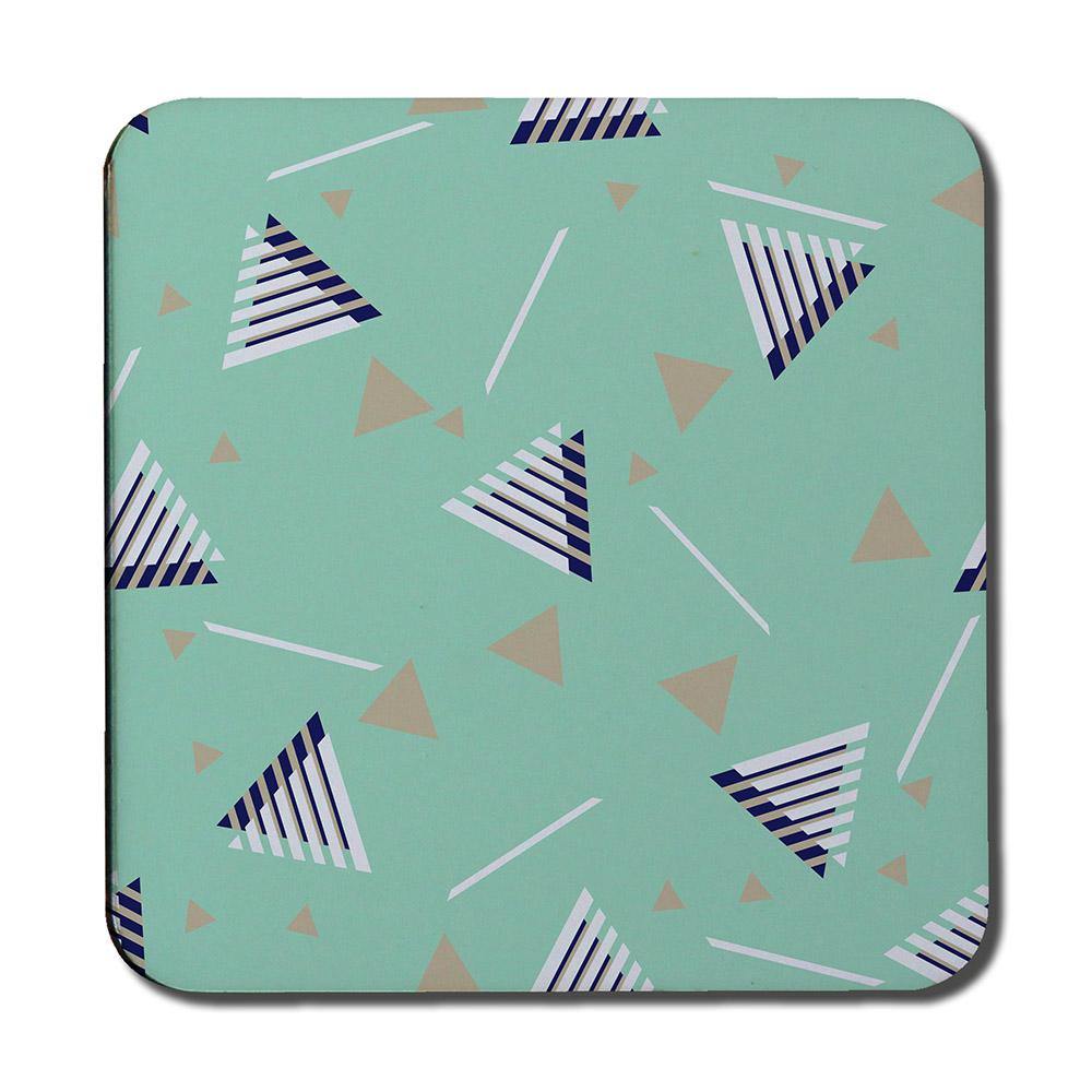 Geometric Triangle Stripes (Coaster) - Andrew Lee Home and Living