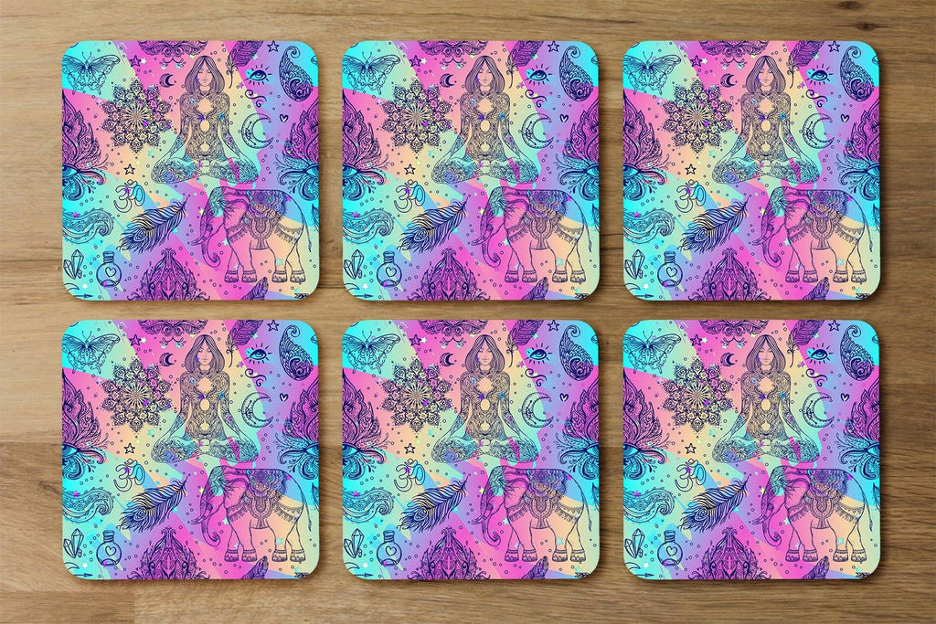 Colorful rainbow (Coaster) - Andrew Lee Home and Living