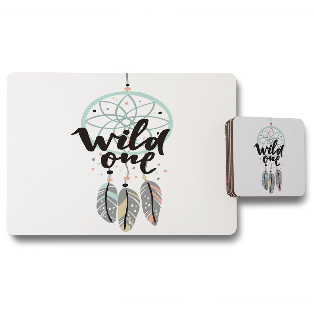 New Product Cute print in Boho style (Placemat & Coaster Set)  - Andrew Lee Home and Living