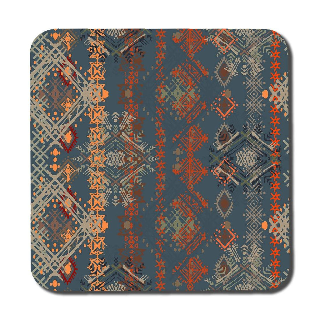 Ethnic boho distressed pattern (Coaster) - Andrew Lee Home and Living