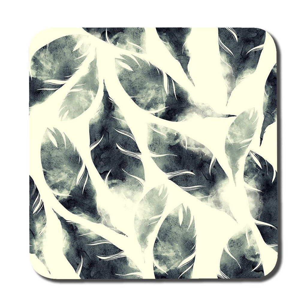 Feathers fantastic birds  seamless pattern (Coaster) - Andrew Lee Home and Living