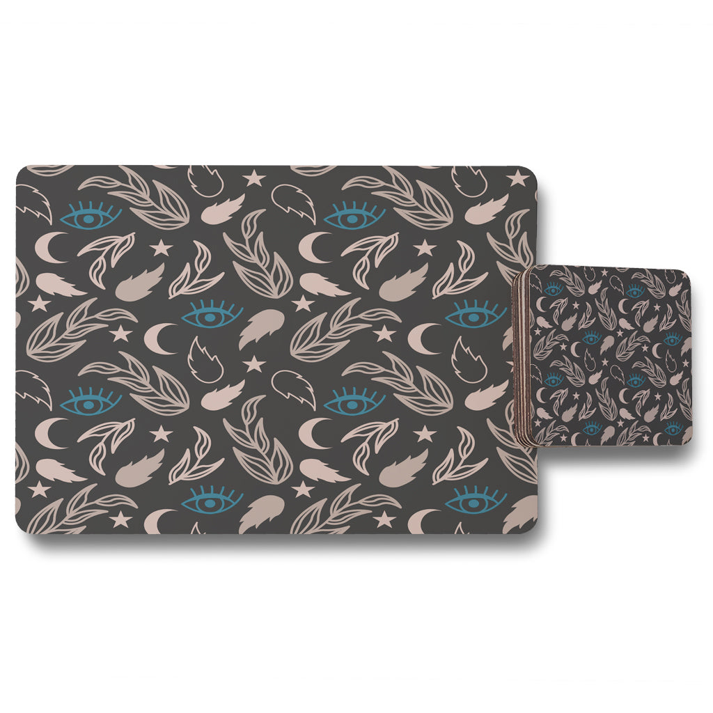 New Product Floral magic Eyes (Placemat & Coaster Set)  - Andrew Lee Home and Living