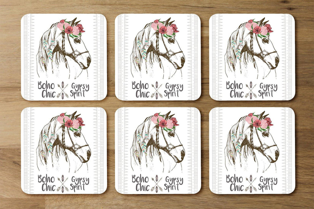 horse with flower Chic (Coaster) - Andrew Lee Home and Living